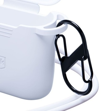 Białe Etui cover do słuchawek AirPods 2nd gen. 3mk Silicone Earphones Case