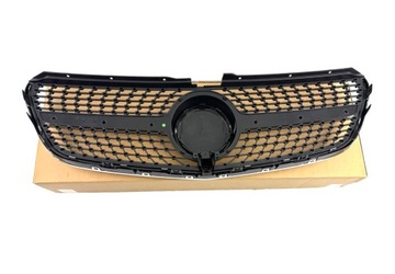 фото thumb №10, Решётка радиатора решётка mercedes v класс w447 15-19 amg diamond