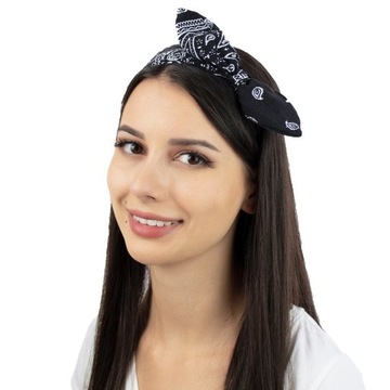 Повязка для волос PIN UP BANDAM с бантиком на резинке