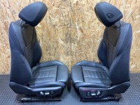 фото thumb №15, Сидіння заднє сидіння обшивки bmw x4 g02 m40i czarna шкіра підігрів електричний europa