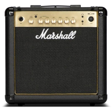 Marshall MG15GR Gold — гитарный усилитель мощностью 15 Вт
