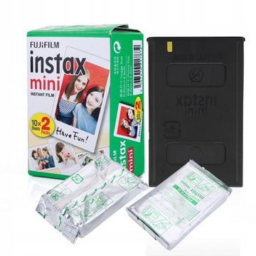 Картриджи Instax MINI 2x20шт 40 ФОТО Пленка Fujifilm 11 12 EVO Ссылка на принтер