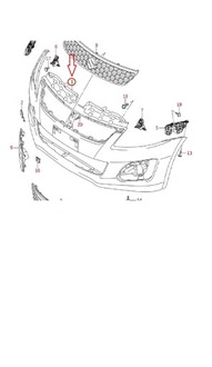 фото thumb №1, Suzuki swift 13-17 бампер передний перед заменитель
