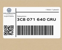 фото thumb №1, Спойлер кришка багажника 3c8071640gru vw cc