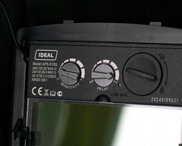 Przyłbica MASKA Spawalnicza AUTO Ideal APS PRO 510G do spawarka MIG TIG MMA