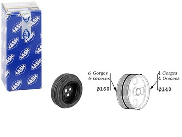 фото thumb №1, Колесо ременное вала коленчатого citroen jumper 2.2 hdi