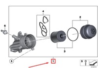 фото thumb №5, Mini cabrio r57 lci двигун oil фільтр with cover 11428643757 8643757