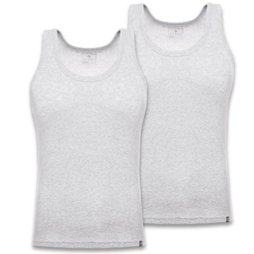 Podkoszulek Męski Koszulka Bez Rękawów Podkoszulka TANK TOP 2 PAK MORAJ XL