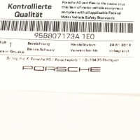 фото thumb №7, Porsche 911 997 boxer оригинальная запчасть 95b807173a1e0