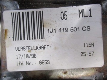 фото thumb №5, Vw golf 4 колонка рулевая 1j1419501cs вал