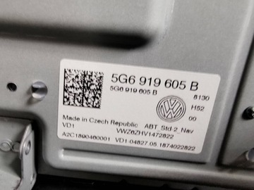 VW MIB2 3Q0035874B 5G6919605B NAVI DISIMENT