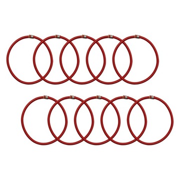 .10x Trampoline Elastic Rope Tie Downs Straps Red