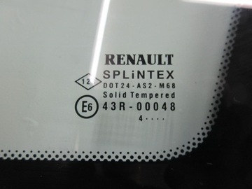 RENAULT GRAND SCENIC II 1.9 DCI F9Q812 ЗАДНЕЕ СТЕКЛО СПРАВА СЛЕВА