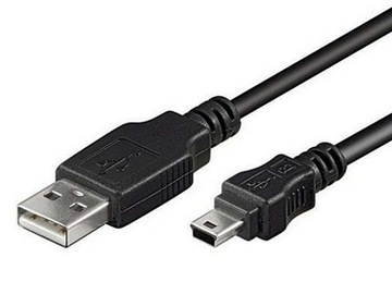 Kabel USB 2.0 A - USB mini B (5pin) - długi 3 m