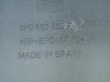 фото thumb №13, Планка пороговая защита порога 5p0853852f seat altea toledo iii правая оригинал