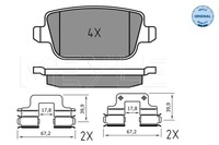 фото thumb №3, Гальмівні колодки ham. land rover t. freelander 2,0-3,2 4x4 06-14