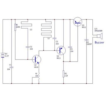 Простой металлоискатель Металлоискатель DIY KIT