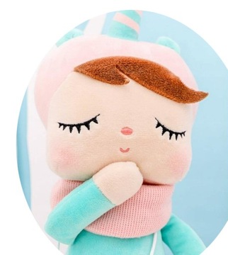 Lalka Metoo JEDNOROŻEC 33cm PERSONALIZACJA metryczka roczek chrzest imię