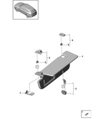 фото thumb №1, Element крепёжный porsche cayenne 9y3867902c