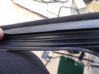 Молдинг прокладка скло двері лівий задній малий opel insignia b 39144554 ita Зі Шроту, фото thumb