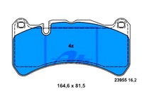 фото thumb №1, Ate 13.0460-4806.2 набор тормозных колодок тормозных, тормоза дисковые