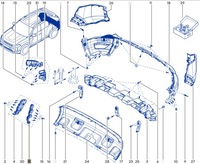 фото thumb №13, Напрямна кронштейн бампера задня ліва dacia duster iii 25- 850453061r