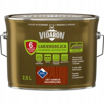 VIDARON Морилка L07 Калифорнийское красное дерево 2,5л