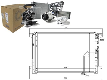 фото thumb №11, Радиаторов кондиционера mercedes c-class w204 07- a