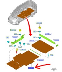 фото thumb №1, Підлога багажника ford transit 2014-18