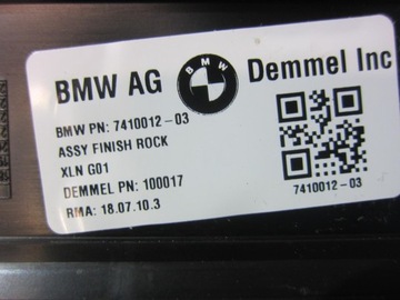 фото thumb №11, Bmw x3 g01 защита порога передняя накладка правая левая 7410012 51477410012