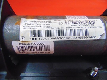 фото thumb №14, Mercedes w169 aklasa подушки панель консоль подушка безпеки