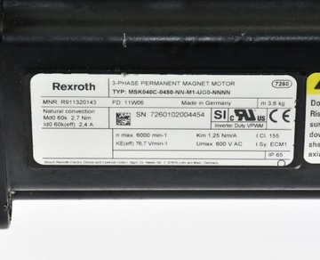 MSK040C-0450-NN-M1-UG0-NNNN Серводвигатель Rexroth