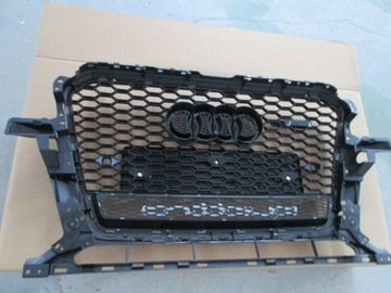 Решетка-пустышка Audi Q5 12-15 RSQ5 Black Quattro