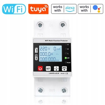 Устройство защитного отключения Tuya WiFi APP