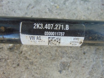 фото thumb №7, Піввісь ліва перед vw caddy 2010- 2.0 tdi 2k3407271b