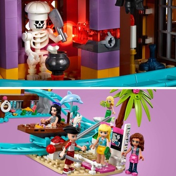 LEGO Friends 41375 Piracka przygoda w Heartlake Statek Delfin Karuzela