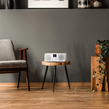DAB-радио, Интернет-радио WiFi Bluetooth, белый