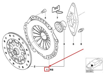 фото thumb №8, Bmw x5 e53 clutch kit 7528208 21217528208