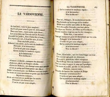 текст «Варшавянки» Делавиня изд. с 1831 г.