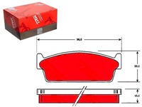 фото thumb №1, Тормозные колодки тормозные nissan задняя 200sx trw