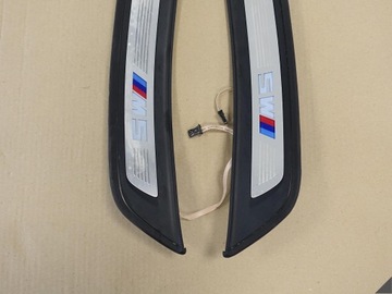 фото thumb №2, M5 f90 g30 m-power планка порога подсвечиваемая зад