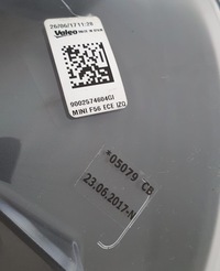 фото thumb №14, Лампа ліва перед звичайна mini cooper f56 2013-