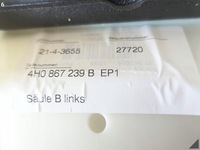 фото thumb №7, Audi a8 s8 4h0 d4 lift 09-17 верхній обшивка захист lewego стійка b