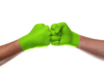 Нитриловые перчатки GoGrip, 50 шт. XL, зеленый
