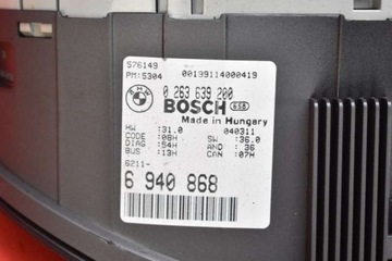 фото thumb №7, Спідометр  прилади eu 6940868 bmw e46 1.8i 116 km рестайлінг 01-06