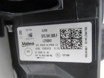 фото thumb №14, Seat cupra formentor 5fg лампа полный led правая 5fg941008f