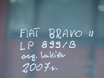 FIAT BRAVO II ДВЕРЬ ЛЕВАЯ ПЕРЕДНЯЯ 899/B ОРИГИНАЛЬНАЯ КРАСКА