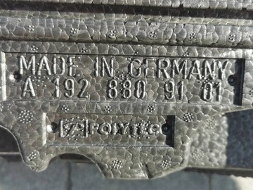 фото thumb №16, Абсорбер, пена бампера передней mercedes gt amg w-192 2.261