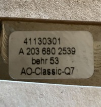 фото thumb №12, Рамка з панель кондиціонера. mercedes-benz w203. 2038300285