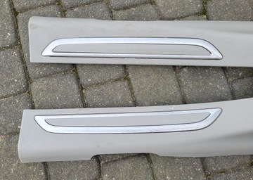 фото thumb №2, Citroen c5 iii x7 рестайлінг планки порогові внутрішні сірий exclusive комплект